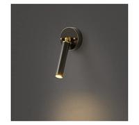 SLFFLS s, All Copper Bedroom at The Head of A Bed with Bar Hanging Line Spot Light Background Wall Long Light,A-walllamp100cm-Neutrallight