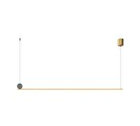 SLFFLS Stunning All-Copper Dimmable Pendant Chandelier for Dining Room, Bar - Luxurious Indoor Ceiling Light Fixture(Dark)