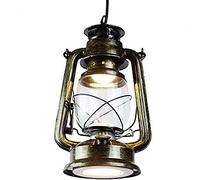 SLFFLS Vintage Lantern Chandelier Spotlight Iron Classic Kerosene Lamp for Restaurant Bar Caisle Wrought Lamp/Bronze