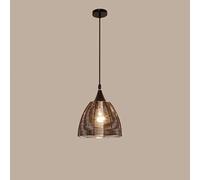 SLFFLS Wire Cage Pendant Light Retro V-intage Ceiling Hanging Lighting Fixtures Industrial Metal S-hadow Art Deco E- Chandeliers for Kitchen Island Cafe Bar Restaurant Color :