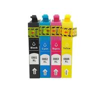 SLGZOZVWY Ink Cartridge T0881 T0882 T0883 T0884 Compatible With CX4400 CX4450 CX7400 CX7450 NX200 NX400 NX100 NX115 NX105(1SET BK C M Y)