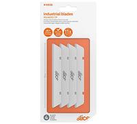 Slice #10538 Industrial Rounded Tip, Ceramic Blades, (Pack of 4), Silver
