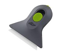 Slice 10590 Auto-Retractable Small Scraper | Compact Size for Small Surfaces or Awkward Angles, Ideal for Kitchen Hob Cleaning, DIY Decorating for Wallpaper & Paint Stripping or Window Scraping