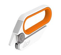 Slice 10598 Rotary ,Bladeless Scissors - Ambidextrous Cutter for Wrapping Paper and Cellophane - Ideal for Florists, Retail or Home,Orange