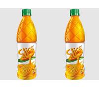 Slice Mango Drink 600ml (Pack of 2) - Ready to Drink Fruit Beverage | Refreshing Mango Flavour | Convenient Bottles for Home, Office & On the Go | Total 1.2L