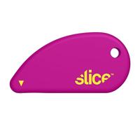 Slice Micro Safety Cutter | Safe Ceramic Box Cutter Lasting 11x Longer Than Metal | Keychain Box Opener | 1 Pack | Fuchsia