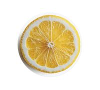 Slice Of Juicy Lemon Round Magnetic Fridge Magnets For Kitchen Durable With Enduring Magnetism