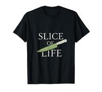 Slice of Life Knife Design Kitchen Craft Apparel T-Shirt