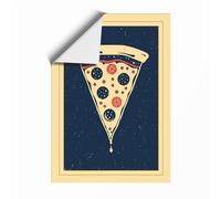 Slice of Midnight Retro Unframed Wall Art Print A2 (59.4×42cm), Wall Decor for Living Room, Bedroom, Office & Home, Art Gift