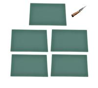 Sliced Jewelry Wax Block Lost Wax Casting Carving Wax Molding Tool Molding Sculpting Green 5Pcs 2Mm