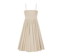 Sliced Long Dress in Poplin - female - Givenchy - Midi Dresses - Beige - M - Dresses M