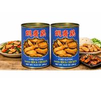 Sliced Mock Chicken Fried Gluten, Vegan Meat-Free Substitute, 2 Pack, 290 g Each