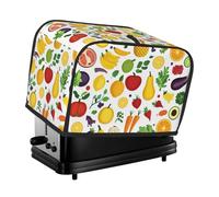 Sliced Orange Pineapple Printed Toaster Cover 2 Slice Kitchen Small Appliance Dust Cover Dust And Fingerprint Protection
