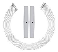 SlicePro 12 Wires • 60cm Long • 0.7mm Thick• Pair of ABS Plastic Strong Handle • Stainless Steel Replacement Cheese Slicer/Cutter Wires for Soft & Hard Cheese