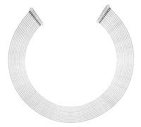 SlicePro 12 Wires • 60cm Long • 0.7mm Thick• Stainless Steel - Replacement Cheese Slicer/Cutter Wires for Soft & Hard Cheese