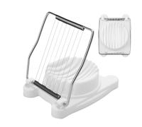 -Slicer Cutter - 10.5 x 7.8 x 3 cm Egg Slicer Stainless Steel Egg Cutter for Hard Boiled Eggs Heavy Kitchen Items and Cutting Tools for Mushrooms, Cheese, Butter, Kiwis, Strawberries