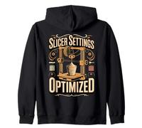 Slicer Settings Optimized 3D Printing Maker Zip Hoodie