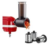 Slicer Shredder Attachments for KitchenAid Stand Mixer Cheese Grater Attachment for KitchenAid, Slicer Accessories with 3 Blades by InnoMoon