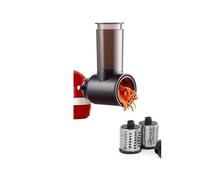 Slicer/Shredder Compatible for KitchenAid Stand Mixers as Vegetable Chopper Accessory-Salad Maker Kitchen Meat Grinder(Black)