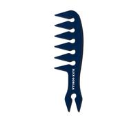 Slick Gorilla Texture Comb, Wide Tooth Styling Comb, Blue Football Edition