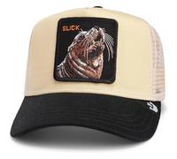 Goorin Bros. The Slick Seal Beige Black Adjustable Trucker Cap