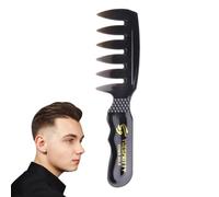 Slicked-back Combs - Wide Tooth Comb Hairdressing Brush,Wide Large Tooth Combs, Slick Back Hair Brush, Hairdressing Comb, Retro Oil Head Hair Brushes For Oil Head Large Back Head Aircraft Head