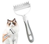 slicker brush, Double-Sided Pet Comb, Dog Hair Brusher, .15x0.98in Grooming Comb for Dogs, fundamental Hair Accessories for Family, Friends, and Home Care