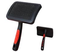 Slicker Brush | Ergonomic Comb with Non-Slip Handle | Brush for Long Haired Dogs | for Face, Bath, Vet, Spa, Daily, Short Hair, Puppy, Cat, Outdoor