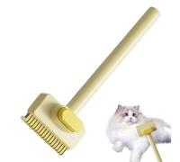Slicker Brush for Cats Grooming Mild Daily Cleaning Pet Parents | Kitten Hair Removal Brush Home Office Bedroom Living Room Study Apartment Groomers Clinic Visitors Shedding Season
