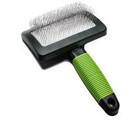 Slicker brush for dogs doodle grooming poodle with long soft pin slicker brush perfect for thick fur dogs fluffy,grooming,shedding.goldendoodle