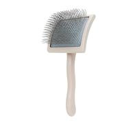 Slicker Brush | Solid Wood and Steel Grooming Tool | Comb for Cats and Dogs, Hair Removal, Short and Long Hair | Perfect for Small, Medium and Large Breeds, Home Care, But