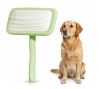 Slicker Dog Brush for Grooming, Mint Green Pet Grooming Brush, Knot Removing Detangling Tool for Cats and Dogs, 6.5 x 4.5 x 2 in