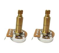 Slicooken 2X Potentiometer Splined Small Pot Electric Guitar Bass Effect Amp Tone Volume 28mm B500K