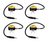 Slicooken 4X Scuba Diver Regulator Diving Snorkel Tube Snorkeling Equipment Pressure Reducer 2Nd Dive Diving Regulator-Yellow