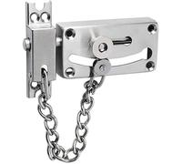 Slide Bolt Door Lock Hasp,Gate Bolt,Door Lock Bolts,Latches Bolts Slide Gate Latches Safety Door Lock with Anti-Theft Chain And Spring Lock Surface Mounted Slide