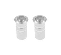 Slide Bolt Gate Latch,ULIFESTAR 304 Stainless Steel Sliding Bolt Gate Lock,Heavy Duty Door Security Lock,Thickened Barrel Bolt Latch,1 PC Security Slide Latch Lock (15mm/0.59" Dust Cover Silver)