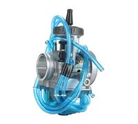 Slide Carburetor For KEIHIN 2T 4T PWK 33 34 35 36 38 40 42mm Motorcycle Carburetor Engine Scootter Motorbike UTV ATV Carb Carburetor(Blue 36mm)