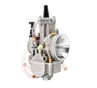 Slide Carburetor For Keihin For Koso Oko For PWK 21 24 26 28 30 32 34mm 2T 4T Universal Motorcycle Carburetor With Power Jet Racing Carb Carburetor(32mm For so)