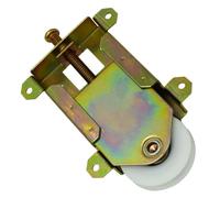 Slide Door and window Concave Wheel Pulleys Roller 1-1/2 Inch Sliding Mirror Door Roller Assembly Steel Housing Ball Bearings(6pc)