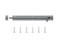 Slide Door Bolt Latch 2-8" Window Catch Lock Door Buckle Heavy Duty Large Garden Gate Shed Sliding Tower Bolt Latch Home Hardware(Grey,2inch)