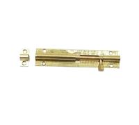Slide Door Bolt Latch Brass Doors Slide Latch Lock Bolt Barrel Home Gate Safety Hardware with Screws 1.5/2/3/4Inch(1.5inch)