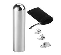 Slide for Guitar - Stainless Steel Electric Guitar Slide Bar | Portable Guitar Sliders Tone Bar, Solid Round Nose Design, Guitar Tone Bar for Lap & Pedal Steel Guitar, Hawaiian Guitar