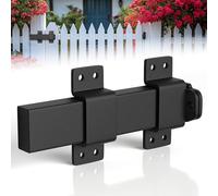 Slide Gate Latch,Heavy Duty Door Latch with Padlock Hole, Adjustable Latch Lock,Fit for Wooden Fences, Barn Door,Fence Gate,Courtyard,Shed Lock, Cabinet,Cottages Farmhouse, Outdoor and Interior Doors.