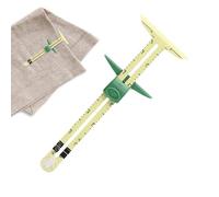 Slide Gauge Measurement and Sewing Tool - Precision Cloth Measuring Tool and Gauge Set for T-Bar Quilt | Modular Seam Alignment Device, Thread and Fabric Size Checker and Craft Cutting Precision