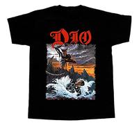 Slide Holy Diver Short-Long Sleeve Men T Shirt Black