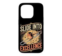 Slide Into Excellence Trombone Slide Case for iPhone 15 Pro