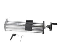 Slide Linear Stage Manual Sliding Table 2 Axis Ball Bearing Guide Platform 200mm Stroke for Precision Engineering Laboratory CNC Equipment Aluminum Alloy Black Anodized (EBX1605)