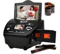 Slide Negative Scanner, Digital Film and Slide Scanner, Portable Slide Viewer Light Box, Convert 35mm 135mm Negatives,Built-in 128 Mb Memory