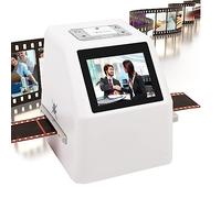 Slide Negative Scanner, Film Scanner Transfer Machine with 2.4" LCD Screen, Converts 135mm/126/110kpk/Super 8 Film Negatives Slides To 20 Megapixel JPEG Images, for Gift, Family Gathering