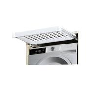 Slide Out Pants Rack Closet Hanger Bar Pull Trousers Tie Belts Scarf Racks Top Mounted Wardrobe Clothes，Aluminum Alloy Hidden Pull-out Trouser Rack Drawer Above Washing Machine Clothes Dryin